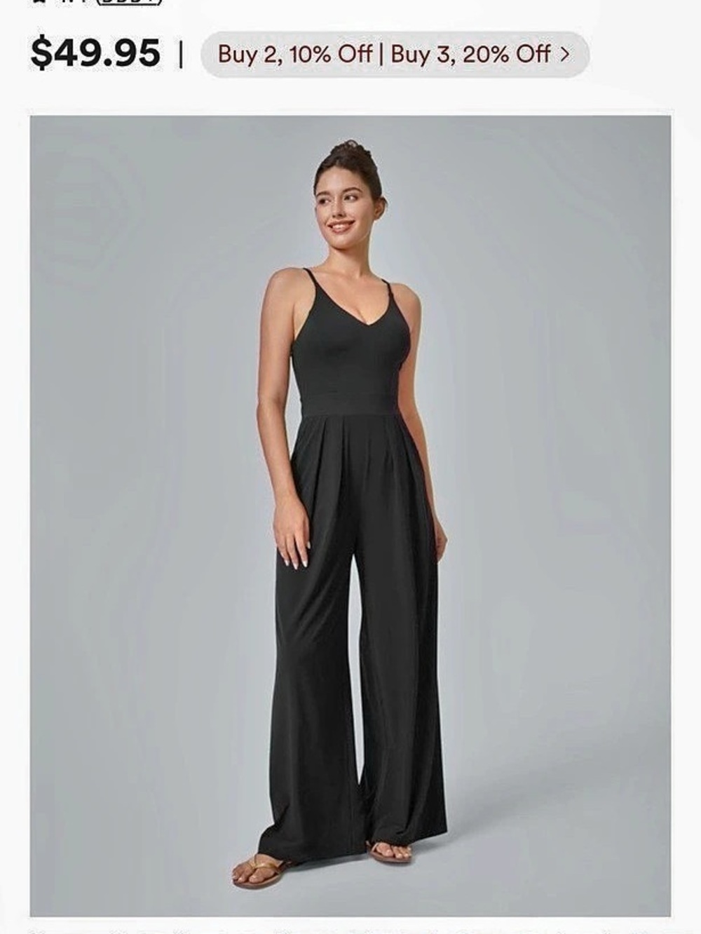 HALARA Breezeful Backless Invisible Zipper Pocket Wide Leg Quick Dry Black Wide